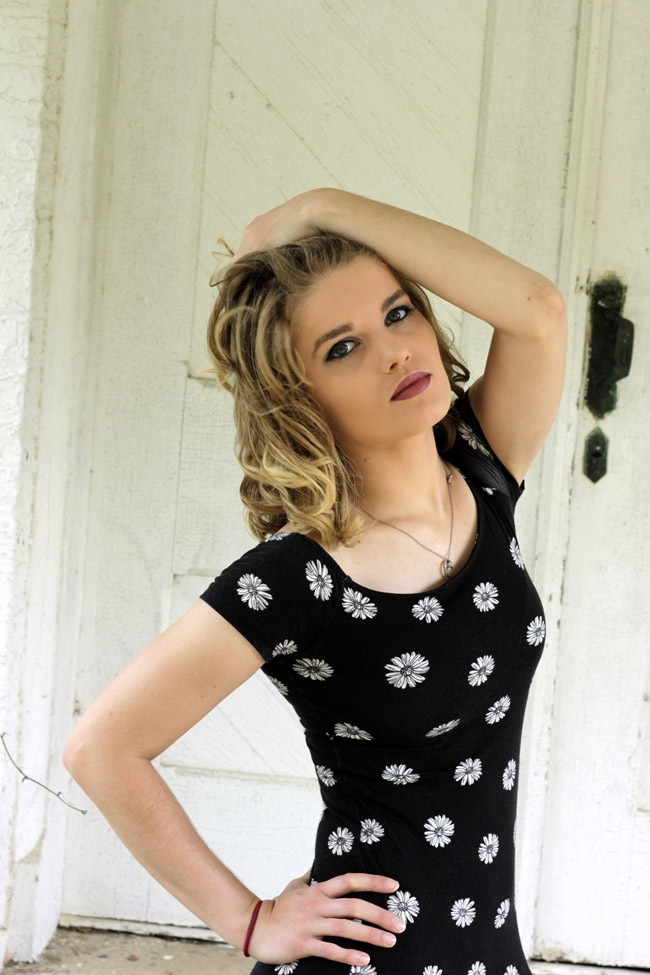 Breanna posing