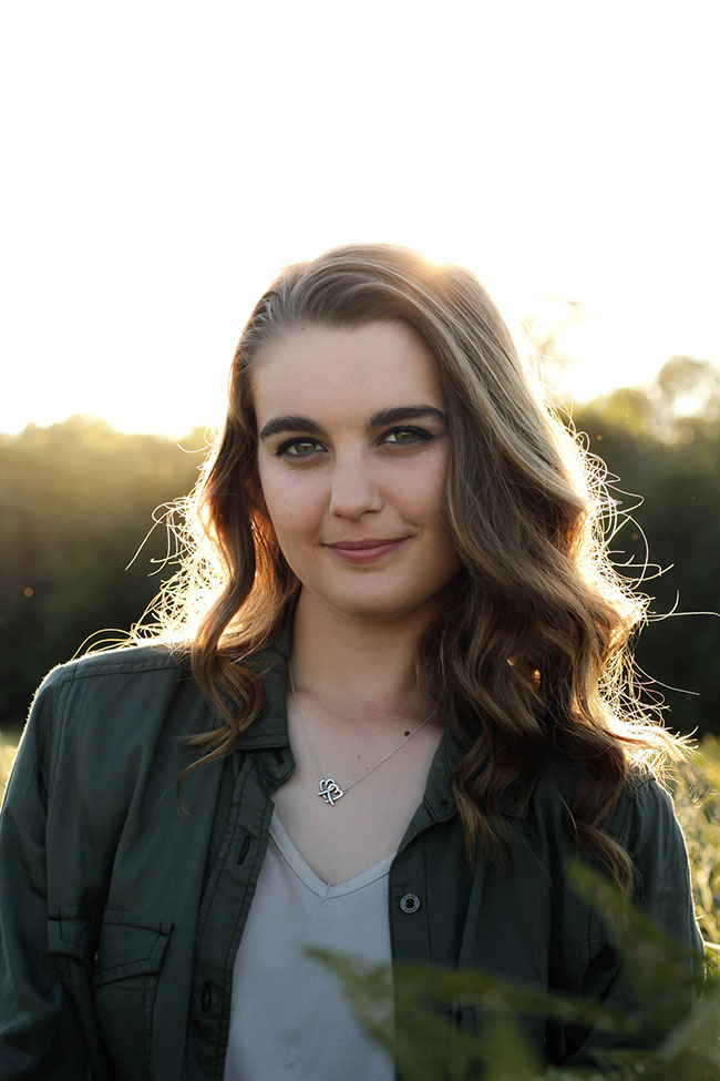 Girl smiling