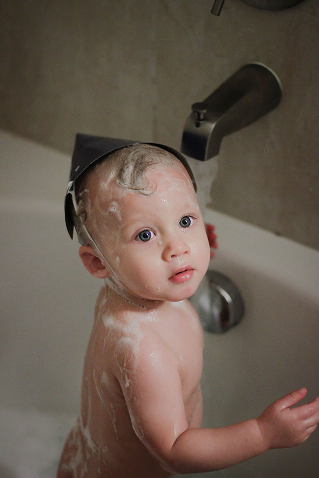 Baby in bathtub