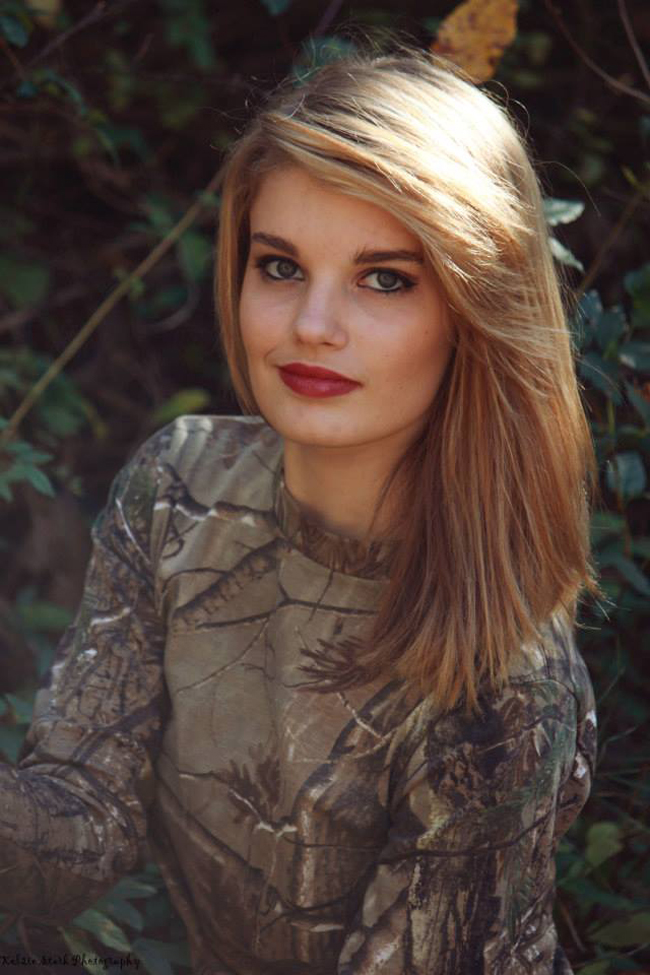 Close-up of girl outdoors
