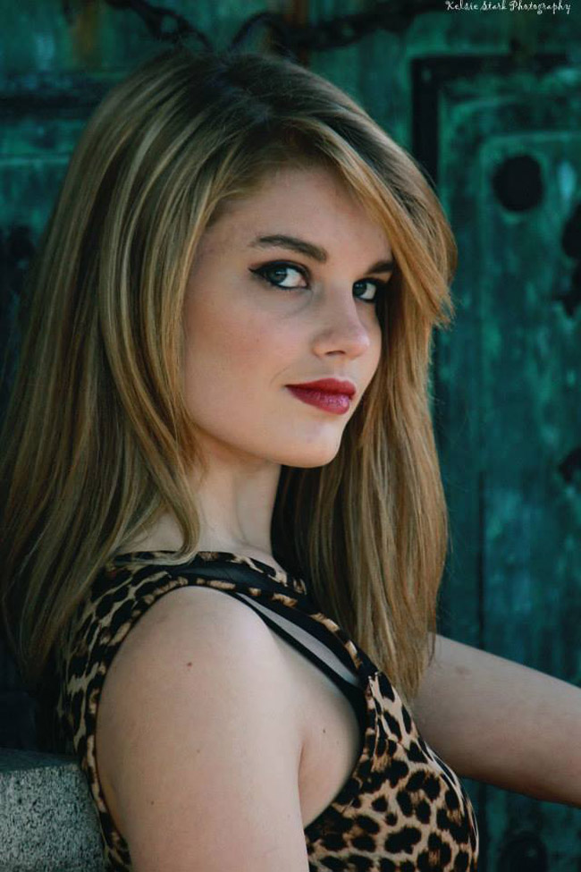 Close-up of girl posing